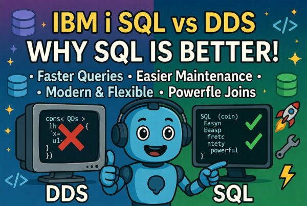 Why is an SQL Database better than DDS? – Nick Litten [IBM i AS400 ...